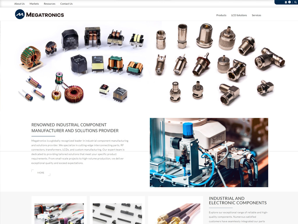 深圳电子配件品牌Shopify独立站案例